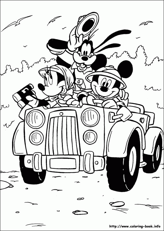 Goofy kolorowanki